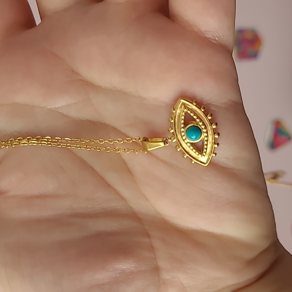 Boho Envy Blue Eye Necklace